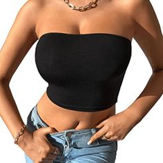 Open Edit Women Tube Strapless Pullover Crop Top Solid Black Size M Nwt Size: M Color: Black Length: Cropped Features: Strapless Pullover Neckline: Strapless Pattern: Solid Garment Sleeve Style: Sleeveless Stretch Sku 18t23333 Versatile Black Top With Built-in Bra, Versatile Black Tops With Built-in Bra, Black Cropped Tube Top With Built-in Bra, Black Bandeau Tank Top With Built-in Bra, Trendy Strapless Tube Top For Fall, Trendy Black Tube Top With Built-in Bra, Black Seamless Crop Top For Fall, Chic Bandeau Top For Fall, Versatile Black Tube Top With Built-in Bra