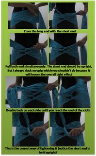 instructions for making a skirt with an attached waist band and tie around the waist area