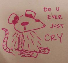 Silly Art Doodles, Possum Doodle, Meaningful Drawing Ideas Beautiful, Drawing On Your Hand, Opossum Drawing, Possum Drawing, Possum Cute, Cute Lil Doodles, Boy Gang