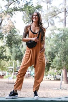 onesie Onesie Outfit, Free People Jumpsuit, Harem Jumpsuits, Jumpsuit Casual, Cami Jumpsuit, Casual Outfit Inspiration, Jumpsuit Outfit, Weekly Outfits, Cute Rompers