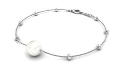 Product Details The Freshwater Pearl Chain Bracelet is a stunning piece of jewelry that exudes elegance and grace. Featuring a beautiful freshwater pearl as the centerpiece of the design, this bracelet is perfect for adding a touch of sophistication to any outfit. The delicate gold chain is complemented by a series of intricately crafted beaded accents that give the bracelet a unique and stylish look. The bracelet is handcrafted from high-quality materials and is designed to last, making it the perfect gift for a loved one or a well-deserved treat for yourself. Whether worn on its own or paired with other accessories, this bracelet is sure to become a cherished part of your jewelry collection. Product Information SKU SHP-BRACELET022210426 Weight 2.40 gm (Approximate) FRESHWATER PEARL INFOR Delicate Gold Chain, Yellow Gold Bracelet, Pearl Chain, June Birth Stone, Chain Bracelet, Gold Chain, Gold Chains, Freshwater Pearls, Fresh Water