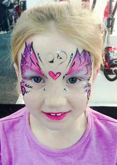 Butterfly Face Painting, Face Painting Ideas For Kids, Paint Butterfly, Haley Paige, Painting Butterflies, Painting Costume, Painting Ideas For Kids