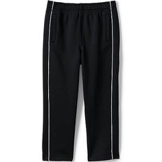 Our Active Track Pants come complete with innovative finishes and features that any athletic kid is sure to love. From staying fresh when working up a sweat to super-convenient pockets, they're going to want a couple for any active wardrobe. Black Elastic Casual Pants, Casual Black Elastic Pants, Black Cotton Sweatpants With Pull-on Style, Casual Elastic School Bottoms, Casual Elastic Bottoms For School, Athleisure Stretch Bottoms For Playwear, Sporty Elastic Waistband Pants, Sporty Black Pull-on Pants, Sporty Black Pants With Pull-on Style