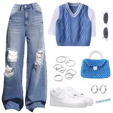 Kpop Baddie, Baddie Outfit Ideas, Baddie Outfit, Tomboy Style Outfits, Wear Or Tear, Causual Outfits, Streetwear Fashion Women, Pinterest Outfits