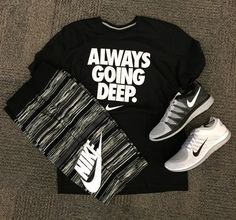 ♛ Pinterest : @ KatElizaRenee ✝ Sweatshirts Nike, Nike Trainer, Clothes Combinations, Fire Clothes, Outfit Nike, Hype Clothing, Swag Outfits Men, Outfit Grid, Tomboy Outfits