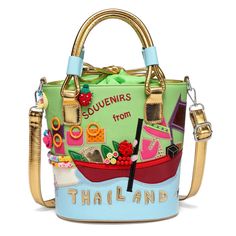 Product Details Sku: 9874410 Material: High-quality PU leather/ Canvas Design: The soft leather, clear fashion texture, with simple styling Rucksack Bag Size: 9.450"(L)*9.45"(H) / 24cm(L)*24cm(H) Color :Canvas green, PU leather green, PU leather black