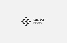 the logo for catalyst science, which is designed to look like an abstract figure