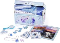 the frozen princess gift set is in its box