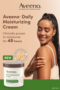 Upgrade your self-care routine to include new Aveeno® Daily Moisturizing Cream. It's formulated with an indulgent combination of prebiotic oat and shea butter, and it's clinically proven to hydrate for 48 hours. Festive Manicure, Simple Prom Hair, Easy Hairstyles For School, Moisturizing Cream, Festival Nails, Smoother Skin, Christmas Nail Designs, Daily Moisturizer, Christmas Nail Art