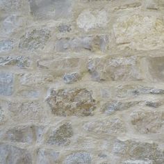 a bird sitting on the side of a stone wall