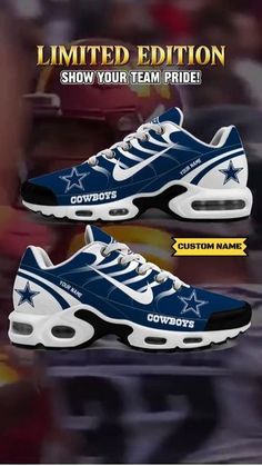 Show Your Team Pride Dallas Cowboys Shoes, Cowboy Shoes, Happy Birthday Wishes Cake, Women Church Suits, Custom Kicks, Women Church, Church Suits, Shoe Gifts, Happy Birthday Wishes