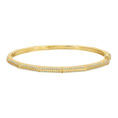 Details: 14k Yellow Gold Geometric Shaped Diamond Bangle 116RDDW.54 10.90G 14KW F/C 57X46MM ** Adjustable Gold Bracelet With Pave Setting, Gold Stackable Round Diamond Bracelet, Gold Diamond Bangle Bracelet With Pavé Setting, Gold Round Bangle With Pave Setting, Gold Bangle With Pave Setting, Gold Bracelets With Pave Setting, Gold Stackable Diamond Bracelet Fine Jewelry, Gold Stackable Diamond Bracelet In Fine Jewelry Style, Gold Bracelets With Pave Setting For Wedding