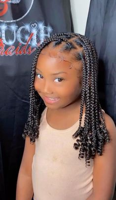 20 Cute Braided Hairstyles for Black Girls — Globetrottercurls Knotless Braids Kids Hairstyles, Braided Hairstyles For Children, Kid Box Braid Styles, Girls Knotless Braids Black Kids, Braids On Little Black Girls, Cute Little Baby Girl Hairstyles Black Braids, Latest Hair Braids For Kids, Little Black Girls Hairstyles For School Braids Cute