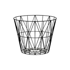 Organize and display your belongings with the multifunctional Wire Basket from Ferm Living. Crafted from iron wire with a powder coating and smoked oak wood top, this basket can be used to store anything from firewood to blankets, cushions, yarn, magazines, toys, or laundry. With an elegant and tasteful design, this basket makes a sophisticated addition to any home. Highlights Simple storage solution ideal for any interior Optional oak top keeps items secure or creates an impromptu side table Available in Black color Ferm Living Wire Basket in Black, Size Large: 23.6" Diameter Modern Baskets, Outdoor Floor Lamps, Outdoor Table Lamps, Wire Basket, Loft Conversion, Iron Wire, Large Baskets, Modern Fan, Wire Baskets