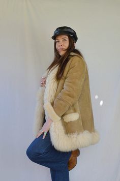 Brown Shearling Jacket, Women Fur Coat, Afghan Coat, Penny Lane Coat, Jacket Fur, Sheepskin Coat, Fur Coats Women, Penny Lane, Fur Coats