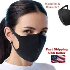 Easy to use, Everyday reusable and washable simple Black Face mask. Fits comfortably around face and ears and offers full coverage for the mouth and nose. Blackface mask to keep you stylish and safe. Soft polyester/spandex fabric material that will stretch to fit, one size will fit all masks. Need a mask to enter a store or want to follow the CDC's recommendations of a cloth mask? Then this mask is the right product for you. Soft enough to wear all day whether you are working intensely or light Black Face Mask Fashion, Mask Woman, Mask Men, Silk Face Mask, Mask Fashion, Black Face Mask, Face Mask Fashion, Polyester Spandex Fabric, Layer Mask