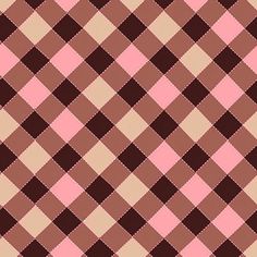 a brown and pink checkered pattern