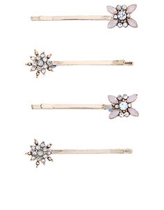 4 x Flower and Star Grip Pack | Gold | Accessorize Hair Clips 90s, Hair Accessories Collection, Hair Band Accessories, Dresses Elegant, Accessories Collection, Hair Bands, Accessories Hair, Hair Band, Uk Shop