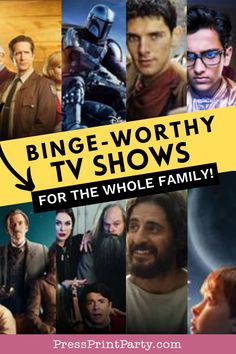 a collage of tv shows with the words bing - worthy tv shows for the whole family