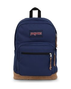 JanSport Right Backpack Navy Jansport Backpack, Standard Backpack For Back To School, Casual School Backpack Luggage, Dark Blue Backpack, Blue Jansport Backpack, Bridal Boots, Swimsuit Cover Up Dress, Linen Pajamas, Summer Tanning