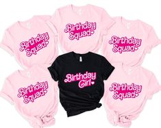 Welcome to The Behaviorist 101, Get the party started with this fun and vibrant 'Birthday Squad' t-shirt! Perfect for any birthday celebration, this cute pink and white tee will have your group looking amazing as they celebrate the special day. Whether it's for a girls' night out or a kids' party, these shirts are sure to make the birthday squad feel extra special. In this shop we celebrate that all minds are beautiful! I promote awareness, acceptance, inclusion, understanding and love for all n Squad Gifts, Birthday Group Shirts, Birthday Squad Shirts, Fun Birthday Party, Squad Shirt, Birthday Girl Shirt, Birthday Party Shirt, Group Shirts, Tee Outfit