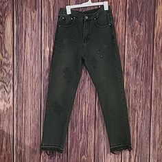 Reposhing This Item I Purchased From @Njmakeuplady. Loved It, But Ready To Rotate For Something New. Questions? Leave A Comment Below! Chrome Hearts Pants Jeans, Chrome Of Hearts Jeans, Chrome Heart Jeans, Chrome Hearts Jeans, Heart Jeans, Chrome Hearts, Jeans Color, Colored Jeans, Something New