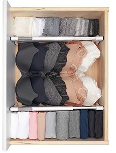 Dresser Drawer Organization, Bedroom Drawers, Drawer Divider, Apartment Budget, Bedroom Organization, Small Bathroom Storage, Diy Home Decor On A Budget