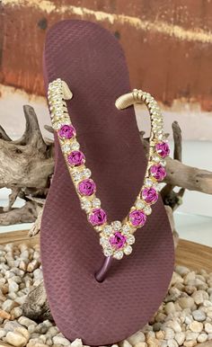 Adjustable Rhinestone Sandals For Festivals, Adjustable Rhinestone Festival Sandals, Pink Adjustable Sandals With Rhinestones, Adjustable Pink Sandals With Rhinestones, Summer Sandals With Rhinestones As Gift, Summer Rhinestone Sandals As Gift, Gold Elegant Adjustable Flip Flops, Spring Wine, 9 And 10