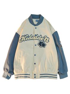 Vintage Embroidery Varsity Jacket – AnotherChill Streetwear Outerwear, Plus Size Streetwear, Long Sleeve Design, Baseball Varsity Jacket, Bodycon Floral Dress, Vintage Embroidery, Baseball Jacket, Women's Coats & Jackets, Jackets Online