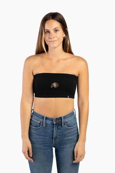 Our all time classic bandeau top is a staple for game days. Made with soft cotton-spandex with an elastic hem. DETAILS 95% Cotton, 5% Spandex Screenprint or embroidered logo application P.S. We’d love to see you repping this style! Make sure to tag us (@hypeandvice) to be featured :) Colorado Boulder, University Of Colorado Boulder, College Gear, Logo Application, Bandeau Top, Top Selling, Cotton Spandex, Timeless Pieces, All Time