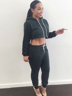 sheenajanae: “outfitmadestyle: “ Ultima Sweatpants Hoodie Set (available at Outfit Made) ” sheenajanae.tumblr.com ” Heather Sanders, Sweatpants Outfit, Sanders, Urban Fashion, Dress To Impress