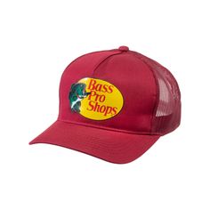 The original air-conditioned cap for the outdoor adventurer! This Bass Pro Shops Mesh Trucker Cap will keep you cool and comfortable whether you're fishing, boating, mowing the lawn, or just relaxing! Made from 100% polyester with a mesh back for breathability, this fishing hat features a screen-printed Bass Pro Shops logo on the front and is a sharp-looking addition to your hat collection. Imported.   100% polyester  Cool and comfortable design   Mesh back for better breathability  Screen-print Bass Pro Shops Hat, Bass Pro Shop Hat, Mowing The Lawn, Bass Pro Shop, Mesh Hat, Red Fits, Hat Collection, Fishing Hat, Green Hats