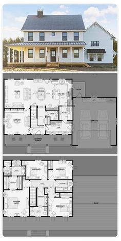 two story house plans with an open floor plan