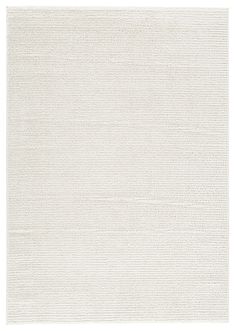 a white rug with lines on it