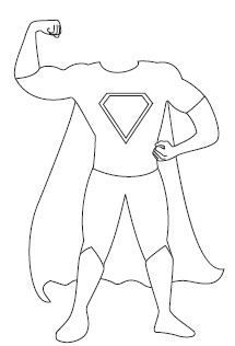 a drawing of a man in a superman costume with his fist up and one hand on his hip