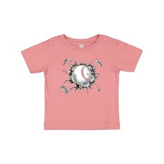 Baseball Breakthrough Baby T-Shirt Size: 18 Months.  Color: Pink. Baseball Hall Of Fame, Sports Fonts, Baseball Gear, Baseball Fan, Gift Newborn, Baby T Shirt, Baby Boy Or Girl, Girls Toddler, Kids Outfits Girls