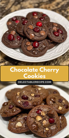 Craving something sweet? These Chocolate Cherry Cookies are a delightful blend of flavors that will satisfy your dessert cravings. Don't miss out on this delectable recipe! 🍒🍪🍫 #DessertDelights #BakingInspiration #TreatYourself #ChocolateLovers