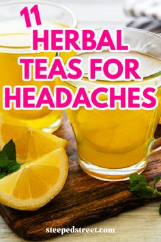 Learn about the soothing powers of herbal teas for headache relief. From Peppermint's cooling touch to Valerian's sedative qualities, this post covers 11 natural teas that help reduce headache symptoms naturally. They are perfect for those seeking a holistic approach to health. Tea For Headaches, Teas For Headaches, Natural Expectorant, Remedy For Sinus Congestion, Best Herbal Teas, Headache Remedy, Natural Migraine Relief, Clove Tea, Home Remedies For Sinus