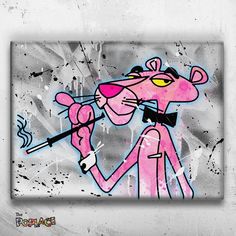 Panther Art, Cartoon Painting, Tableau Art, Art Pop, Street Art Graffiti