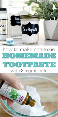 Natural Toothpaste Recipe, Healthy Toothpaste, Make Your Own Toothpaste, All Natural Toothpaste, Organic Toothpaste, Homemade Mouthwash