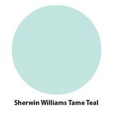 sheryln williams tame teal color swatches for the blue - green paint