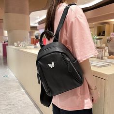 Fashion Women Backpack High Quality Luxury Leather Bagpack Solid Color Small Designer School Bag for Girl Travel Kawaii Backpack Details Show Angle Show [23y 7m 14d] Trendy Leather Backpack For Students, Cute Large Capacity Shoulder Backpack, Large Capacity Cute Backpack, Trendy Leather Backpack For Back To School, Trendy Leather Backpack For School, Trendy Leather Satchel Backpack For School, Trendy Leather Shoulder Backpack For School, Trendy School Leather Backpack With Zipper Closure, Casual Leather Backpack For Students