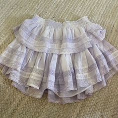 Great Condition/Like New Xs Fits Sm Love Shack Fancy Skirt, Fancy Skirts, Love Shack Fancy, Peplum Skirt, Color Purple, Womens Skirt, Like New, Skirt, Purple