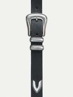 Western Silver Belt Black Silver Belt, Silver Belts, Western Belts, Western Leather, Nudie Jeans, Belt Black, Clarks Originals, Black Belt, Mens Belts