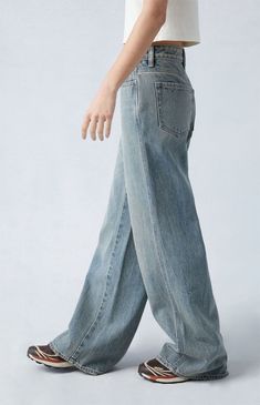 Eco Dark Indigo Low Rise Baggy Jeans Low Rise Baggy Jeans, Jeans Pacsun, Dark Indigo, Baggy Jeans, Pacsun, Low Rise, Clothes