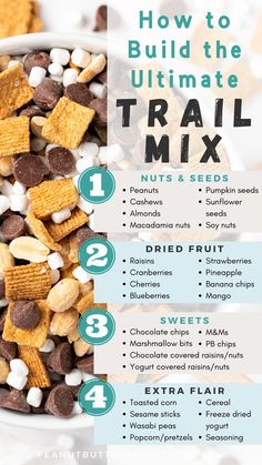 the ultimate guide to build the ultimate trail mix