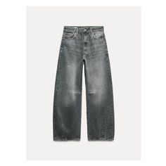 MID WAIST - BAGGY BALLOONJeans with a mid waist and five pockets. Twisted seams. Front zip and metal button closure. Dark Grey Baggy Jeans, Balloon Jeans, Trench Coat Dress, Cardigan Sweater Jacket, Easy Trendy Outfits, Tshirt Skirt, Grey Jeans, Zara Jeans, T Shirt Vest