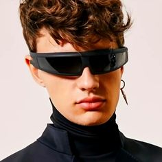 By Dilliards Unisex Black Futuristic/ Slick ,Polorized New Store Sample Never Worn ,No Original Packaging$59.99 Cool Black Plastic Sunglasses, Sleek Black Shield Sunglasses With Anti-reflective Coating, Futuristic Black Sunglasses With Gradient Lenses, Black Futuristic Sunglasses With Gradient Lenses, Black Futuristic Sunglasses With Mirrored Lenses, Casual Black Sunglasses For Streetwear, Edgy Black Sunglasses For Summer, Black Futuristic Shield Sunglasses For Summer, Futuristic Black Sunglasses With Uv Protection