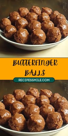 Butterfinger Balls are the ultimate no-bake dessert! With a perfect blend of peanut butter, graham crackers, and crushed Butterfinger candy bars coated in chocolate, these bite-sized treats are irresistible. Butterfinger Candy Corn, Peanut Butter Balls Made With Graham Crackers, Butterfinger Balls Recipe, Peanut Butter Graham Cracker, Butterfinger Balls, Butterfinger Pie, Butterfinger Candy, Butter Balls, Mix Recipes