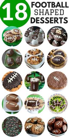 18 football shaped desserts for game day or super bowl! Desserts For Game Day, Recipe Beef